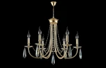 Подвесная люстра Crystal Lux Victoria SP6 GOLD/AMBER
