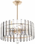 Подвесная люстра хрустальная на штанге Arte Milano Sorrento-1409 371409/6/350/470 GD (220V)