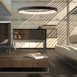 Подвесной светильник Mantra Niseko 7753 (LED, 220V, пульт управления, на тросе, кольцо)