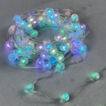 Гирлянда Шарики Смарт 10м разноцветная с управлением 5В, 100 LED, провод прозрачный ПВХ, IP44 Laitcom MBSmart100-10-5RGB