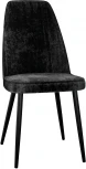 Стул DikLine 326 микровелюр M18 черный, ножки черные