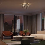 Потолочная люстра Maytoni Bolla MOD133CL-04CH (220V, шарики, молекулы)