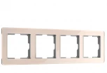 Рамка на 4 поста Acrylic (айвори) Werkel W0042743 (a062134)