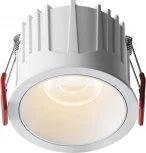 Встраиваемый светильник Maytoni Alfa LED DL043-01-15W3K-RD-W-1 (220V, круглые)