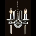 Бра Crystal Lux MARRON AP2 CHROME (220V, свеча)