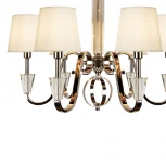 Подвесная люстра iLamp Alesti P2424-6 Nickel (220V, на цепи)