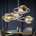 Люстра потолочная на штанге Sarita 4096-304 4 х E14 40 Вт