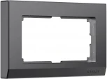 Рамка для двойной розетки (графит матовый) Werkel W0081864 (a063120)