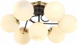 Потолочная люстра Arte Milano Neapolis-76408 276408/6+1 BK/GD (220V, шар)