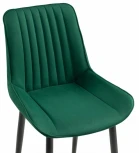 Стул Notta на металлокаркасе Седа К зеленый / черный 502097