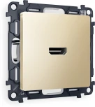 Комплект механизма Ambrella Volt розетки HDMI 2.0 ALFA MA614010 Шампань 40V/500mA 2.0GHz 5-18Gbit/s QUANT