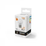 Лампочка светодиодная шар белая колба E27 12 Вт 880 lm 3000K теплое белое свечение Gauss Elementary 53212