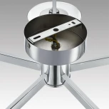 Потолочная люстра Lumion Verdi 8261/5C металл/стекло, хром/прозрачный E14 5*40W 220V