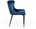 Стул JAZZ ромб, бархат синий 29/черный конус Top Concept 77458
