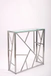 Консольный стол AllConsoles 1054-CS clear серебряный