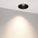 Встраиваемый точечный светильник MS-HARBOR-R123-20W Day4000 (BK, 50 deg, 230V) (Arlight, IP20 Металл) 048279 (LED)