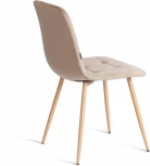 Стул CHILLY (mod. JSC-220) Tetchair (Велюр,Металл /Бежевый) арт.24349