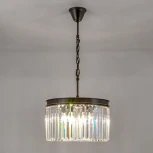 Подвесная люстра Citilux Мартин CL332081 (220V, хрусталь, на цепи, круглые)