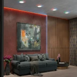 Светильник встраиваемый светодиодный Novotech Span 359009 LED 4000К+RGB 6W+3W SPOT (220V, круглые)