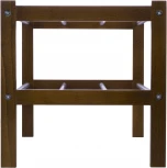 Обувница Атлас средне-коричневый от фабрики Mebelik