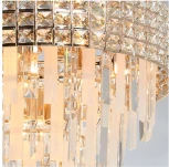 Подвесная люстра каскадная хрустальная De City Бриз 111014008 (220V, на цепи)