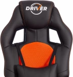 Кресло DRIVER (22) Tetchair (Черный,Оранжевый).