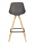 Стул полубарный RONNI (ножки светлый бук, тёмно-серый (GR-04))
