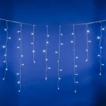 Бахрома светодиодная с эффектом мерцания. 2м. Соединяемая. 100 светодиодов белый свет. ULD-B2007-100/TTK WHITE IP44