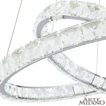 Подвесной светильник Arte Milano Venezia 311311/D800-D600 NI (регулировка яркости, LED, 220V, хрусталь, пульт управления, на тросе)