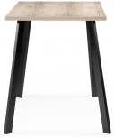 Стол Notta Тринити Лофт 120 25 мм дуб делано светлый / черный матовый 489615