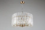 Подвесная люстра Aployt Verene APL.808.13.08 (220V, хрусталь, на цепи, свеча, круглые)