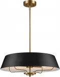 Потолочная люстра на штанге Kichler Luella KL-LUELLA-4P-BKB (220V)