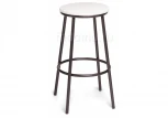 Барный стул Woodville Drezegomad белый / темный мусс 453995