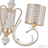 Подвесная люстра Arte Milano Florentia-1237 301237/3 Wh/Gd (220V, на цепи)
