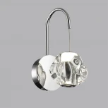 Бра Odeon Light Jemstone 5084/5WL хром/прозрачный/металл/акрил LED 5W 4000K 250Лм (220V, шарики)