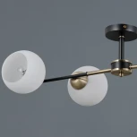 Потолочная люстра на штанге ILLUMICO IL0469-4CSQ-24 BK AB LIBRA (220V)