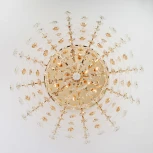 Потолочная люстра Eurosvet Crystal 10081/12 золото / прозрачный хрусталь