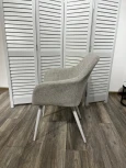 Стул M-City BRANDY WZ2042-19 галечный серый/ белый каркас