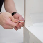 Консоль Берже 20 белый ясень от фабрики Mebelik