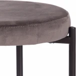 Табурет Tetchair REVO (Ткань,Металл/Темно-серый,Черный) 20646