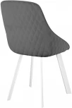 Стул DikLine 246 поворотный, Z28 серый, ножки белые