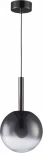 Подвесной светильник iLedex Aura 8615P-1L BK-SM (220V, на проводе, шар)