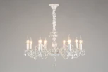 Подвесная люстра Bantine OML-53213-08 (220V, хрусталь, подвески, на цепи)