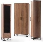 Шкаф R-Home двухстворчатый без зеркал Loft Дуб Табак