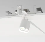 Встраиваемый шинопровод под гипсокартон однофазный 220V Denkirs SMART HIDE TR2013-WH