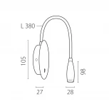 Спот 3W 160LM 3000K, черный Lightstar Omega 200337