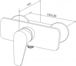 Смеситель Am.Pm Inspire F5020000 для душа