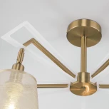 Потолочная люстра Eurosvet Alicante 60082/5 золотая бронза