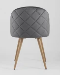 Стул Stool Group Лион велюр с ромбами серый УТ000003340
