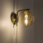 Бра Citilux Томми CL102313 (220V, выключатель, шар)